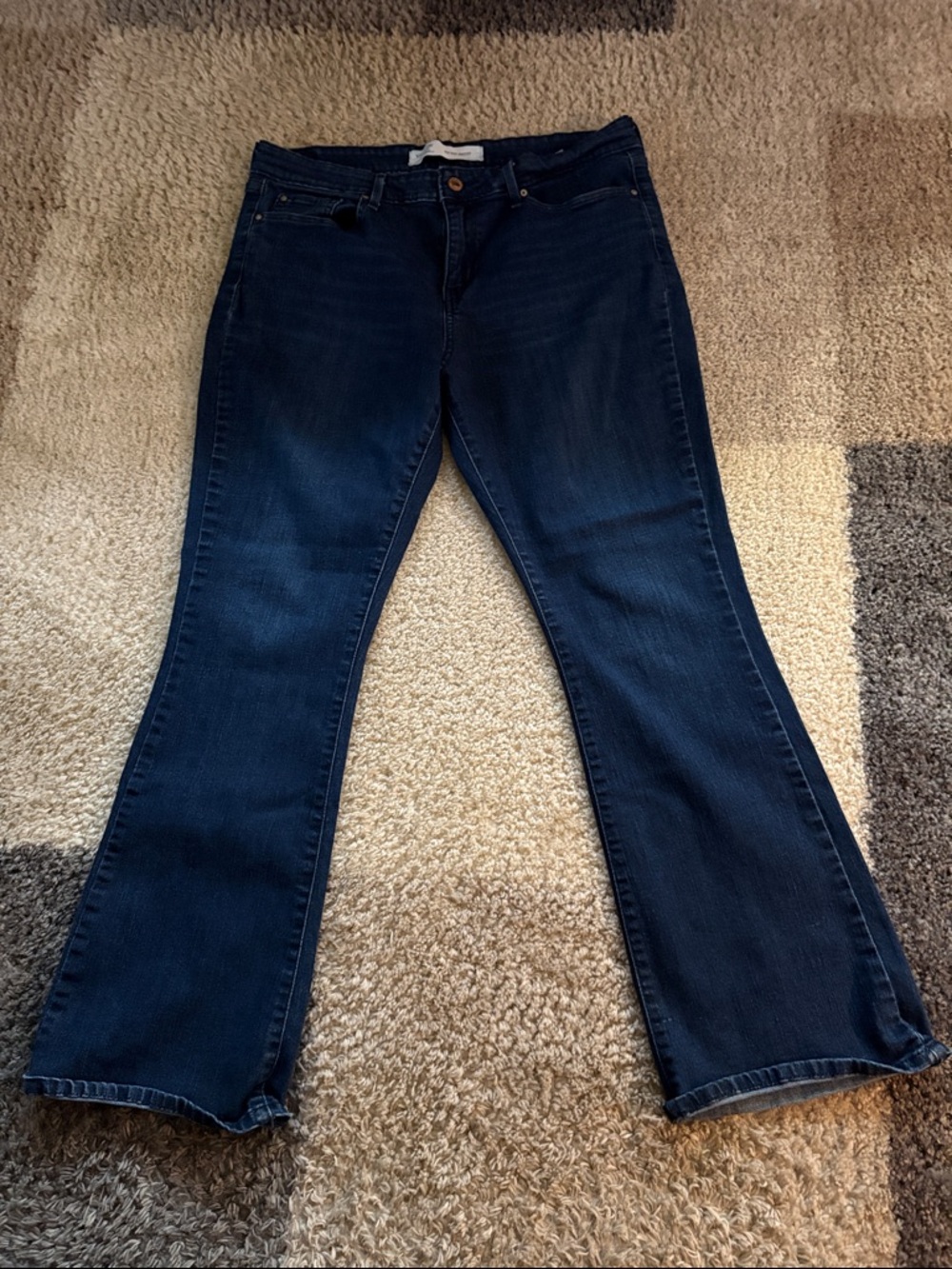Dark Blue Women's Bootcut Jeans LEVI STRAUSS
